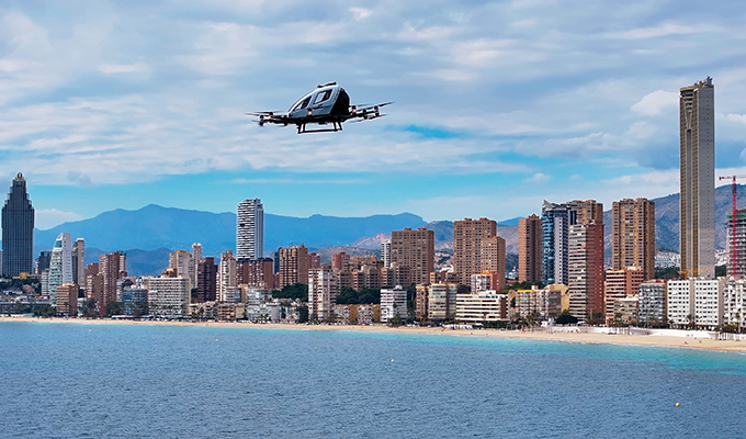 亿航智能完成欧洲首个eVTOL城市飞行